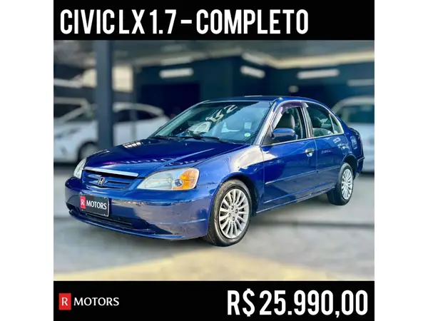 Honda Civic 2002 Sedan LX 1.7 16V (Aut)