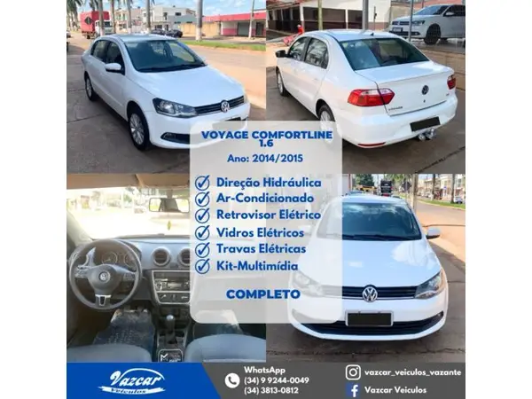 Volkswagen Voyage 2015 1.6 VHT Comfortline I-Motion (Flex)